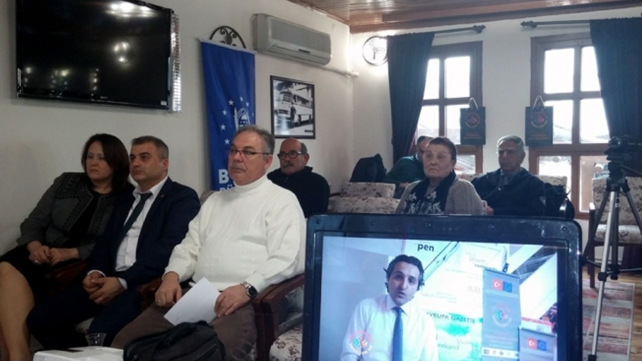 Conference via tele-video and Vatan OZ addressed the Turkey-England and EU relations