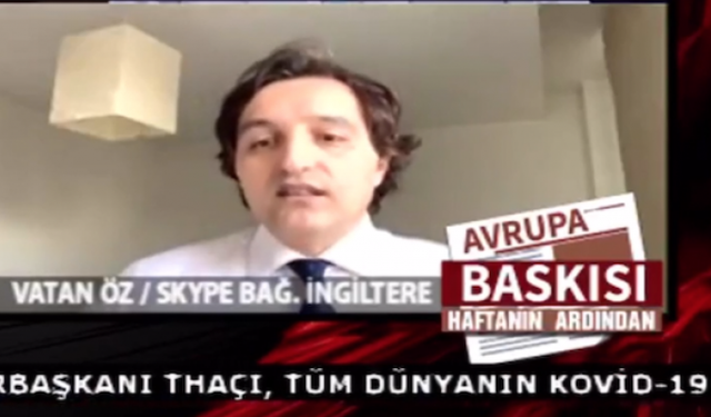 Vatan Öz, İngiltere Koronavirüs Gündemini canlı yayında KANAL AVRUPA’ya değerlendirdi