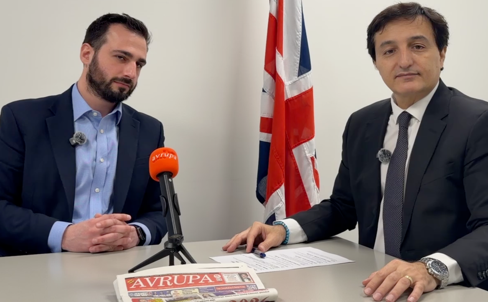 Londra City Hall’da Vatan Öz, Alessandro Georgiou ile İngiltere Siyasetini konuştu